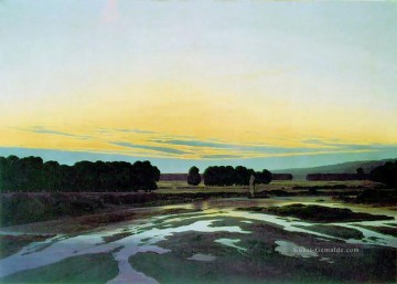  Friedrich Werke - Größe TGT Romantische Landschaft Caspar David Friedrich Fluss